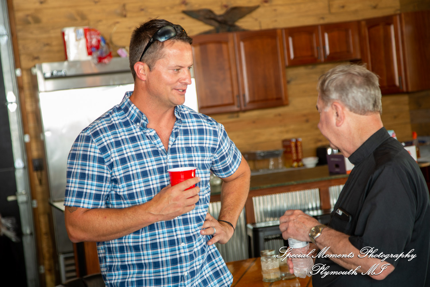 Home wedding Romulus MI photograph