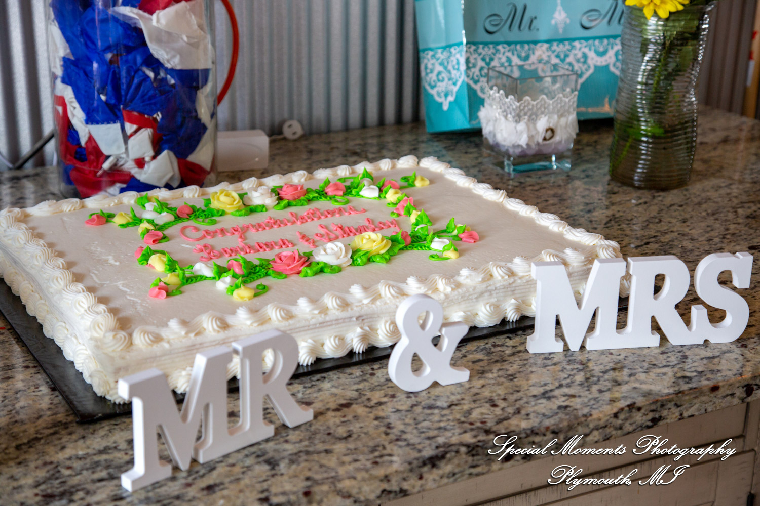 Home wedding Romulus MI photograph