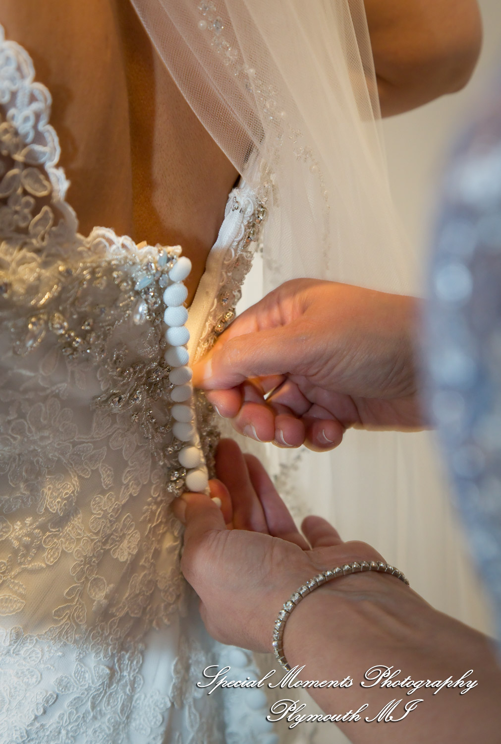 David & Steph at St. John Greek Orthodox Sterling Hts MI wedding photograph