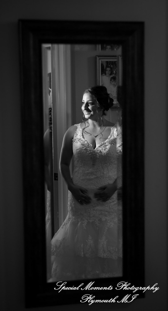 David & Steph at St. John Greek Orthodox Sterling Hts MI wedding photograph