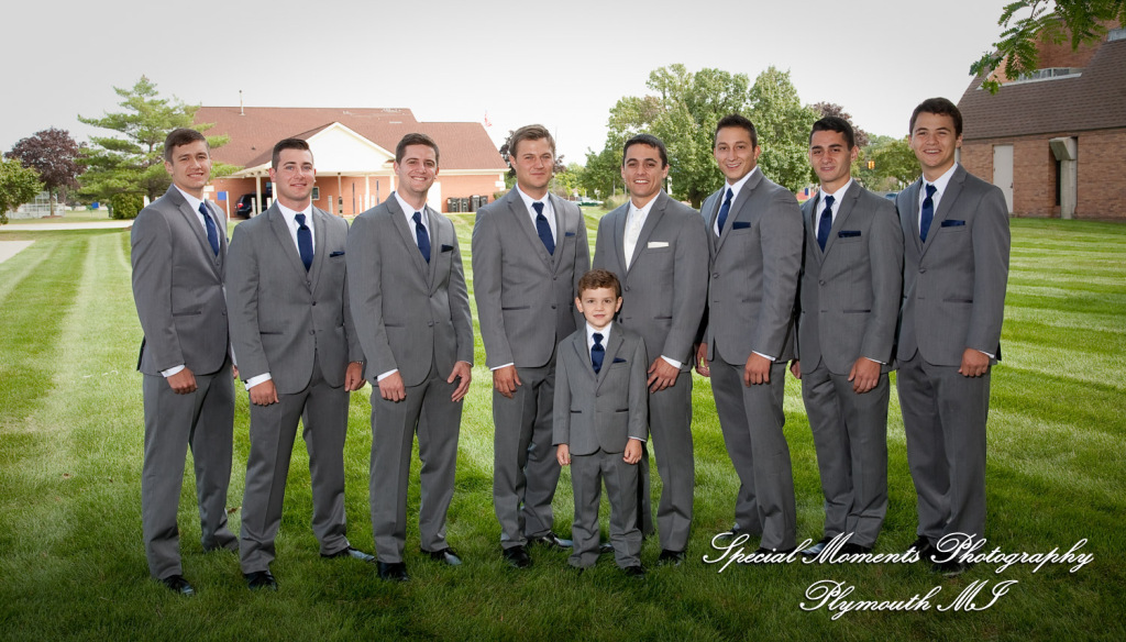 David & Steph at St. John Greek Orthodox Sterling Hts MI wedding photograph