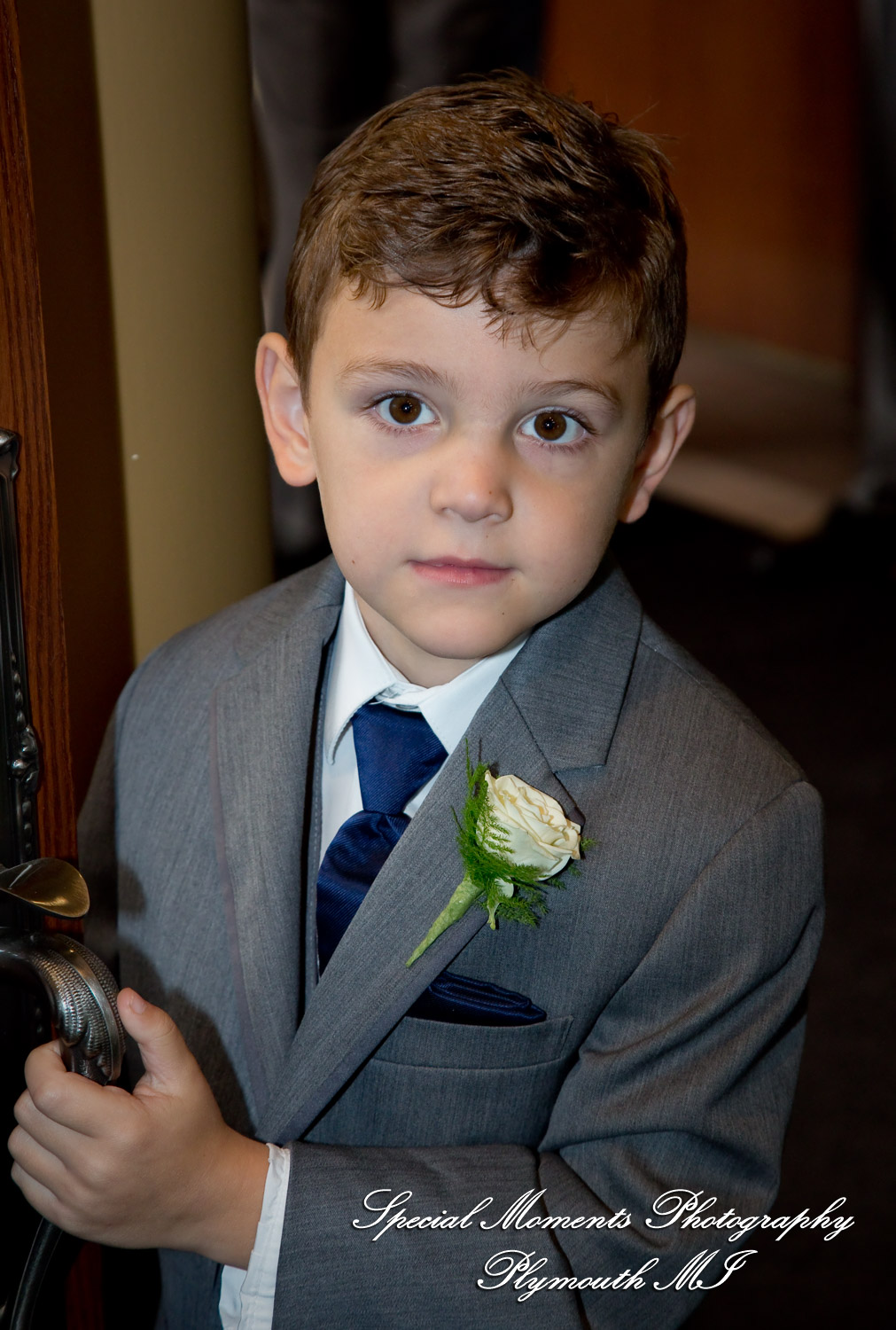 David & Steph at St. John Greek Orthodox Sterling Hts MI wedding photograph