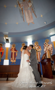 David & Steph at St. John Greek Orthodox Sterling Hts MI wedding photograph