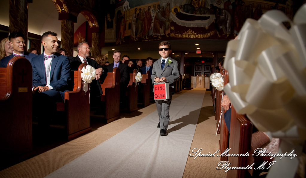 David & Steph at St. John Greek Orthodox Sterling Hts MI wedding photograph