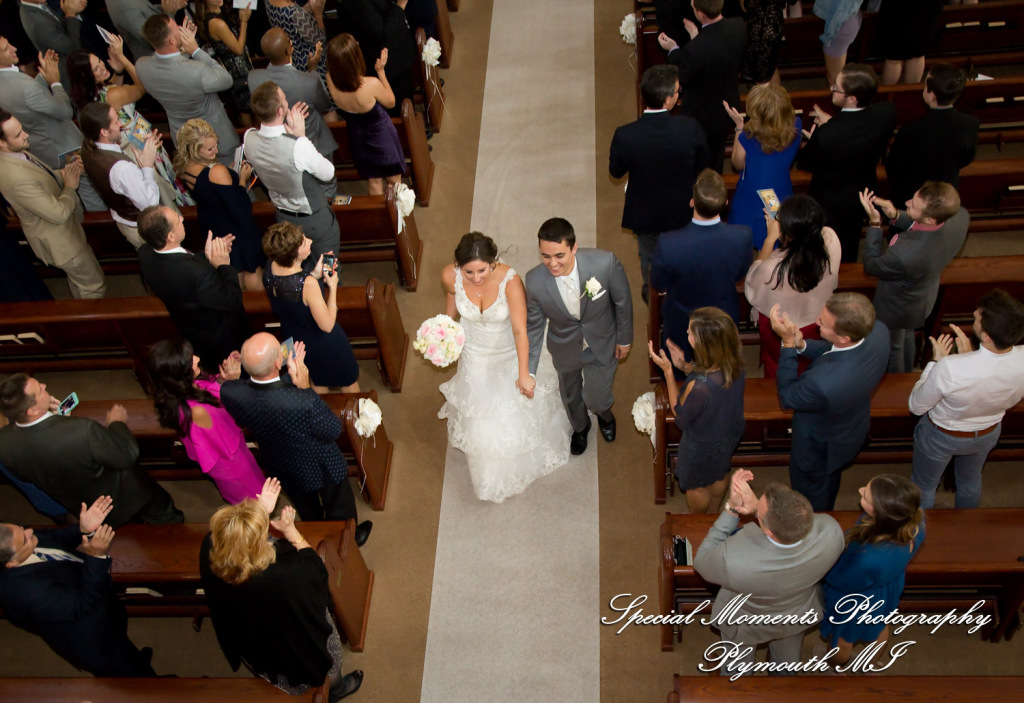 David & Steph at St. John Greek Orthodox Sterling Hts MI wedding photograph