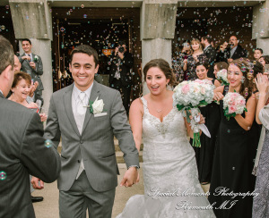 David & Steph at St. John Greek Orthodox Sterling Hts MI wedding photograph