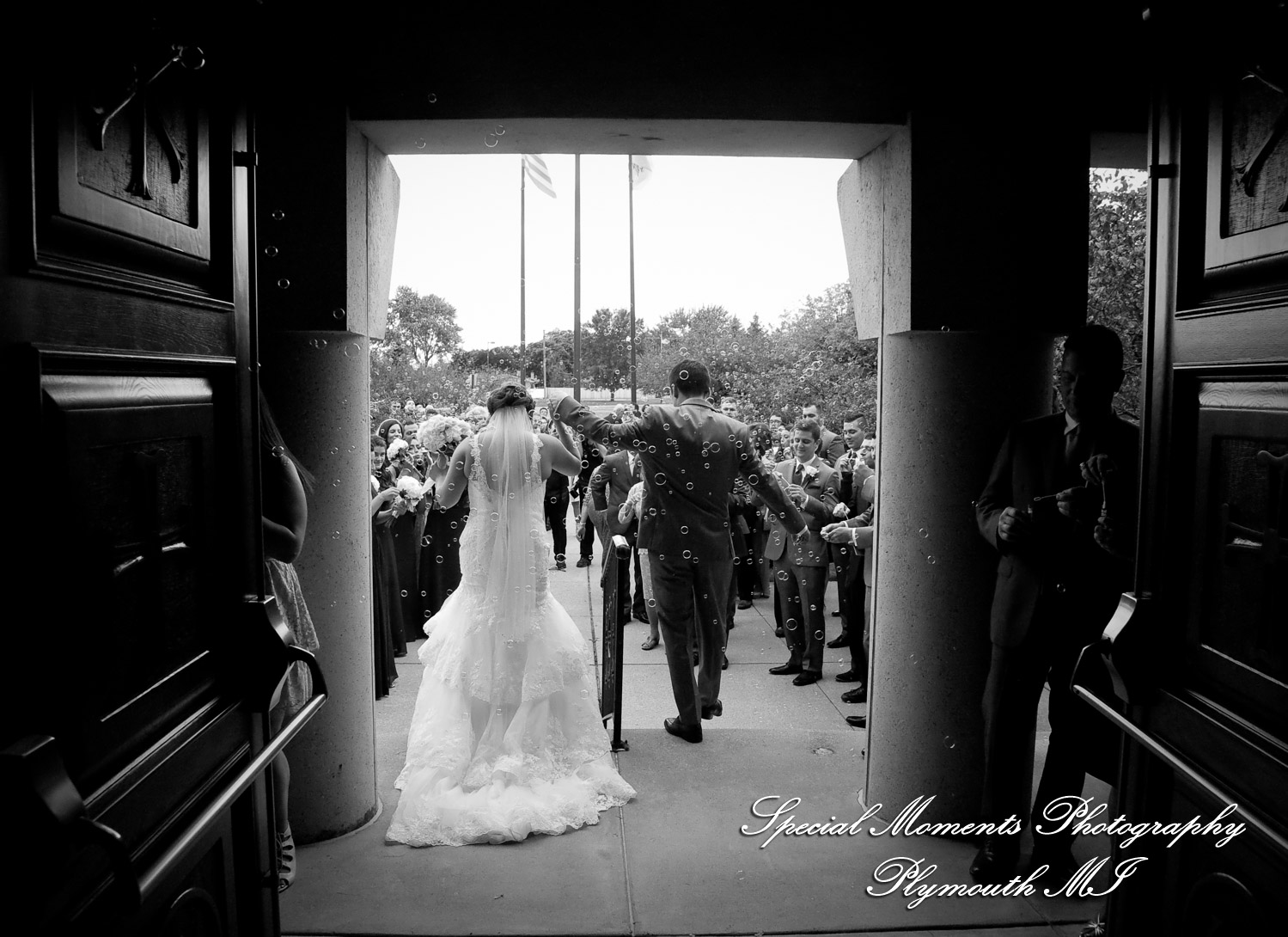 David & Steph at St. John Greek Orthodox Sterling Hts MI wedding photograph