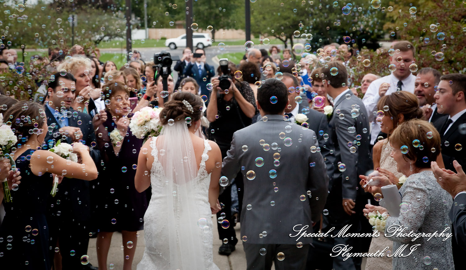 David & Steph at St. John Greek Orthodox Sterling Hts MI wedding photograph