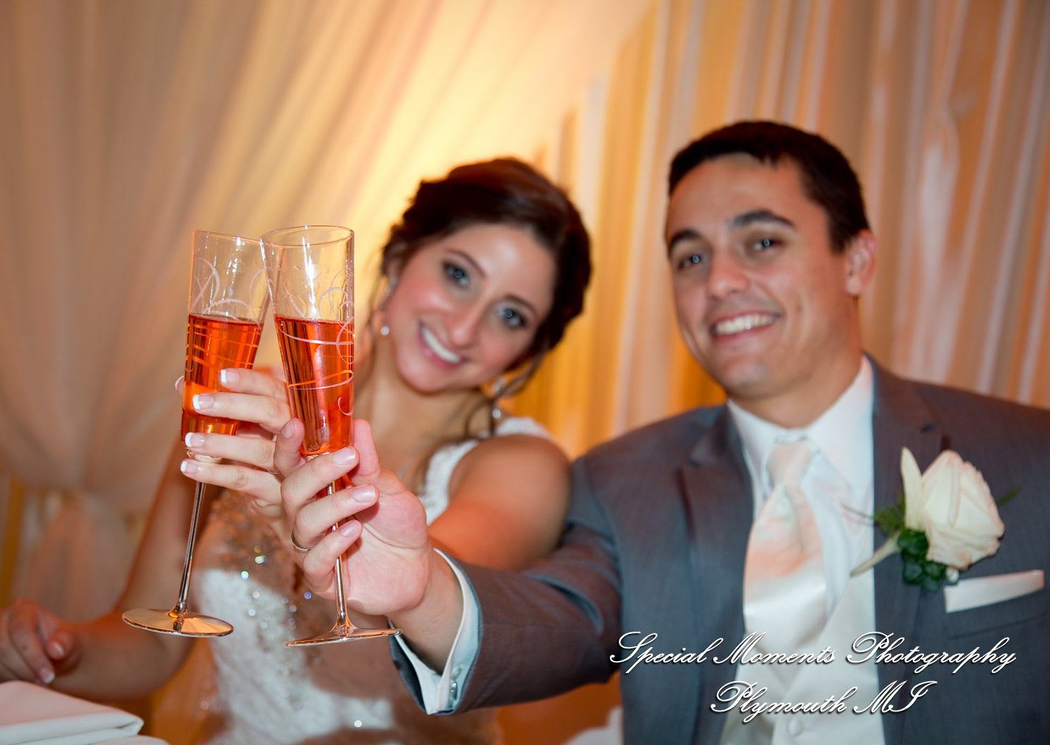 David & Steph at Larsa Palace Banquet Facility Warren MI wedding photograph