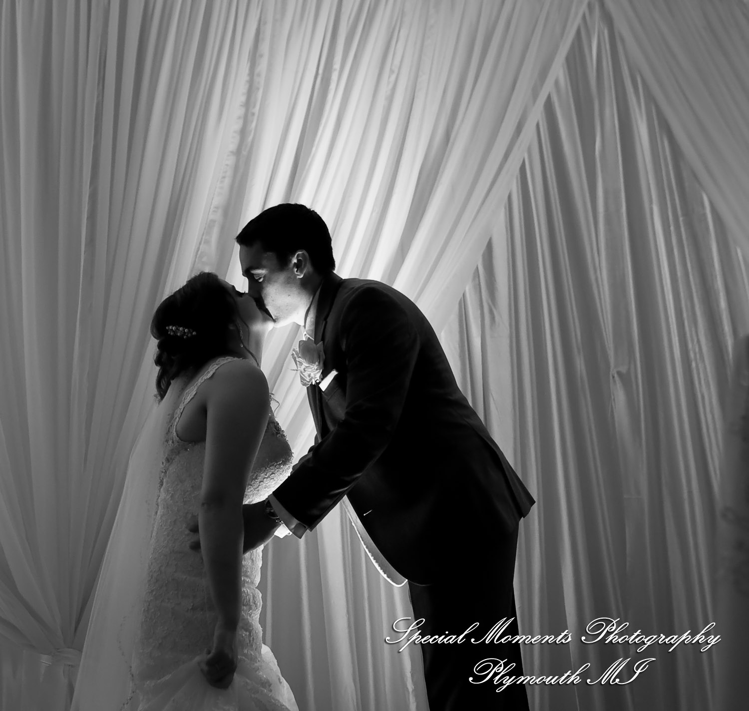 David & Steph at Larsa Palace Banquet Facility Warren MI wedding photograph