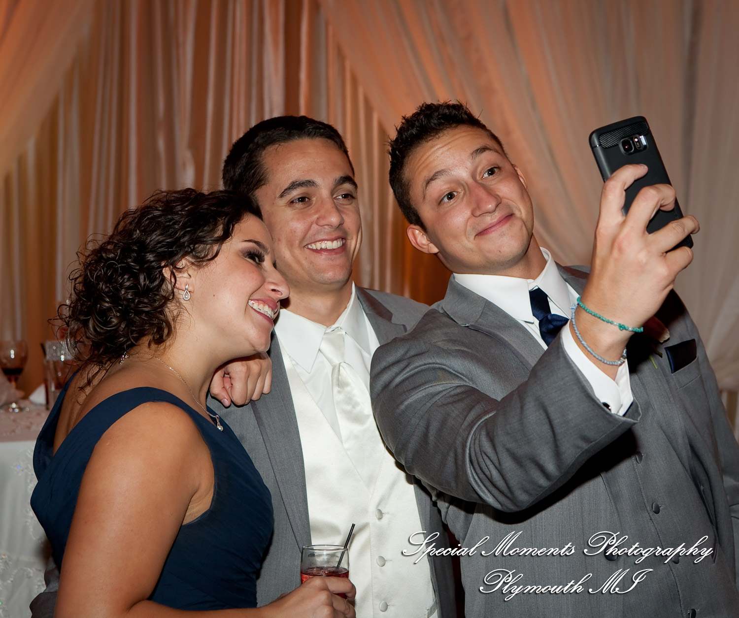 David & Steph at Larsa Palace Banquet Facility Warren MI wedding photograph