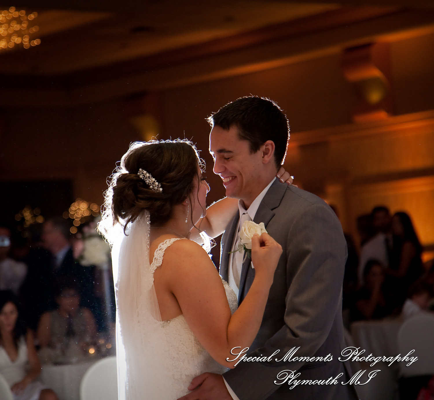 David & Steph at Larsa Palace Banquet Facility Warren MI wedding photograph
