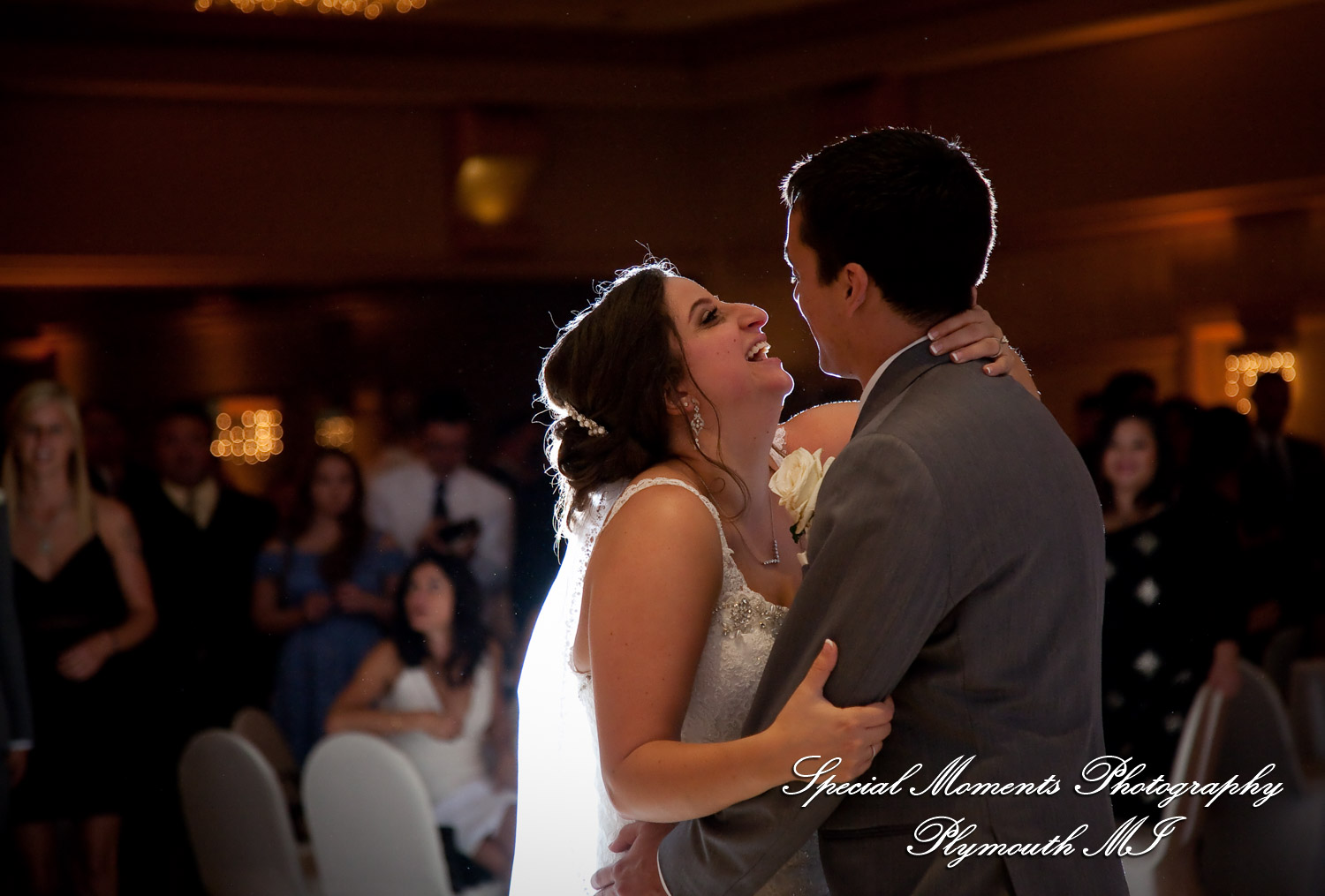 David & Steph at Larsa Palace Banquet Facility Warren MI wedding photograph