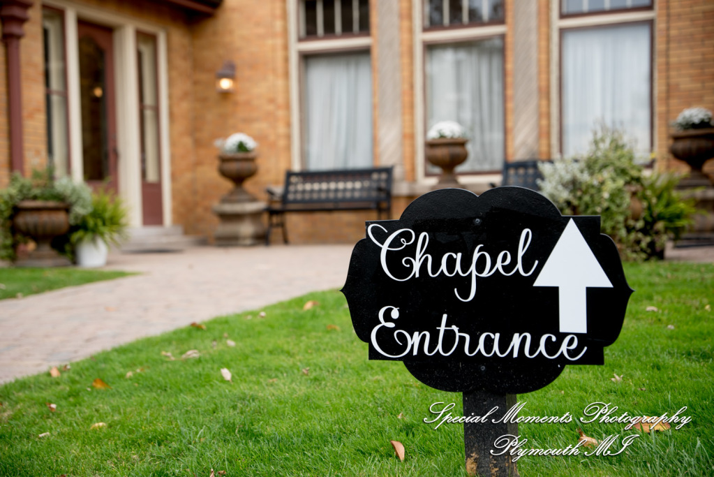 Sarah & Chad at Victoria Wedding Chapel Waterford MI wedding photograph