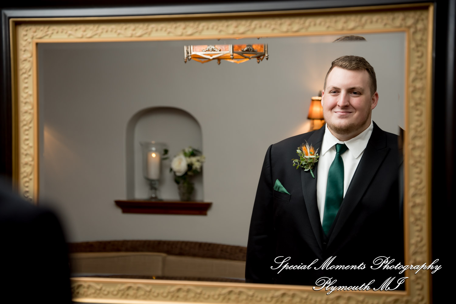 Sarah & Chad at Victoria Wedding Chapel Waterford MI wedding photograph