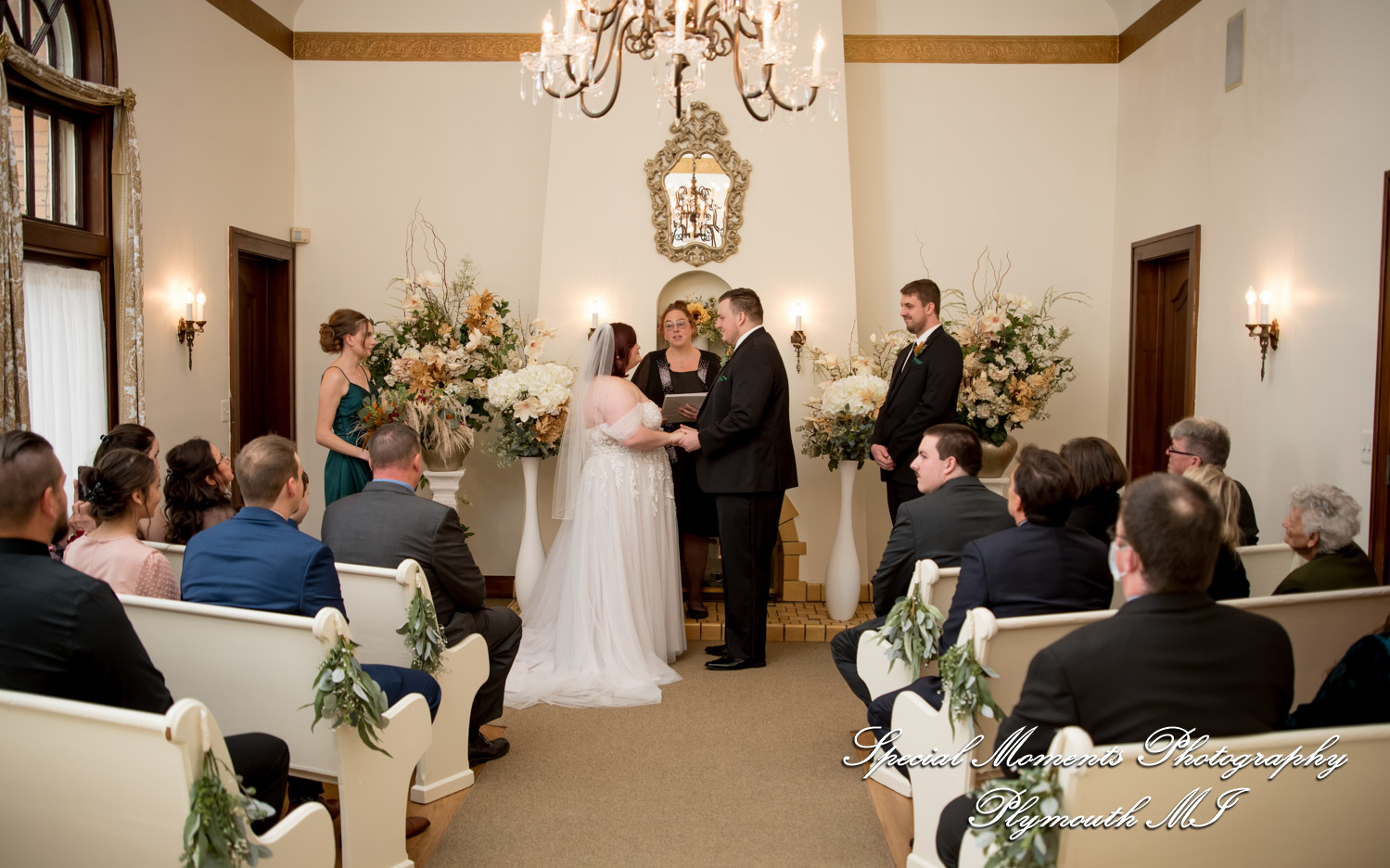 Sarah & Chad at Victoria Wedding Chapel Waterford MI wedding photograph