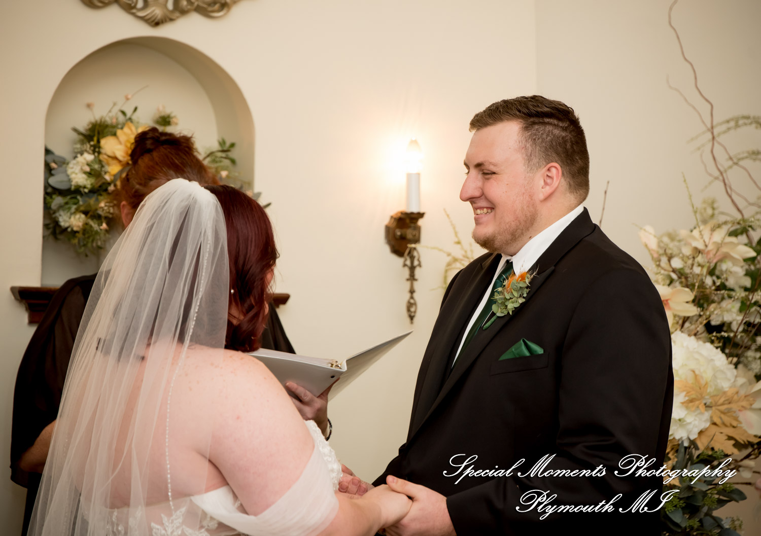 Sarah & Chad at Victoria Wedding Chapel Waterford MI wedding photograph