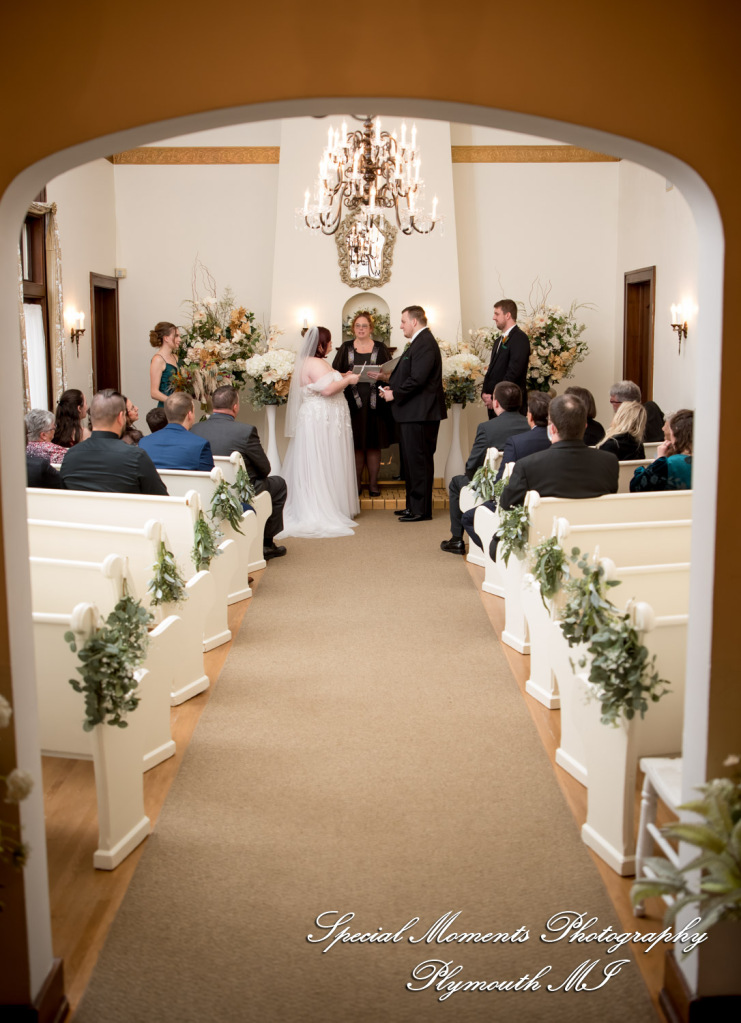 Sarah & Chad at Victoria Wedding Chapel Waterford MI wedding photograph