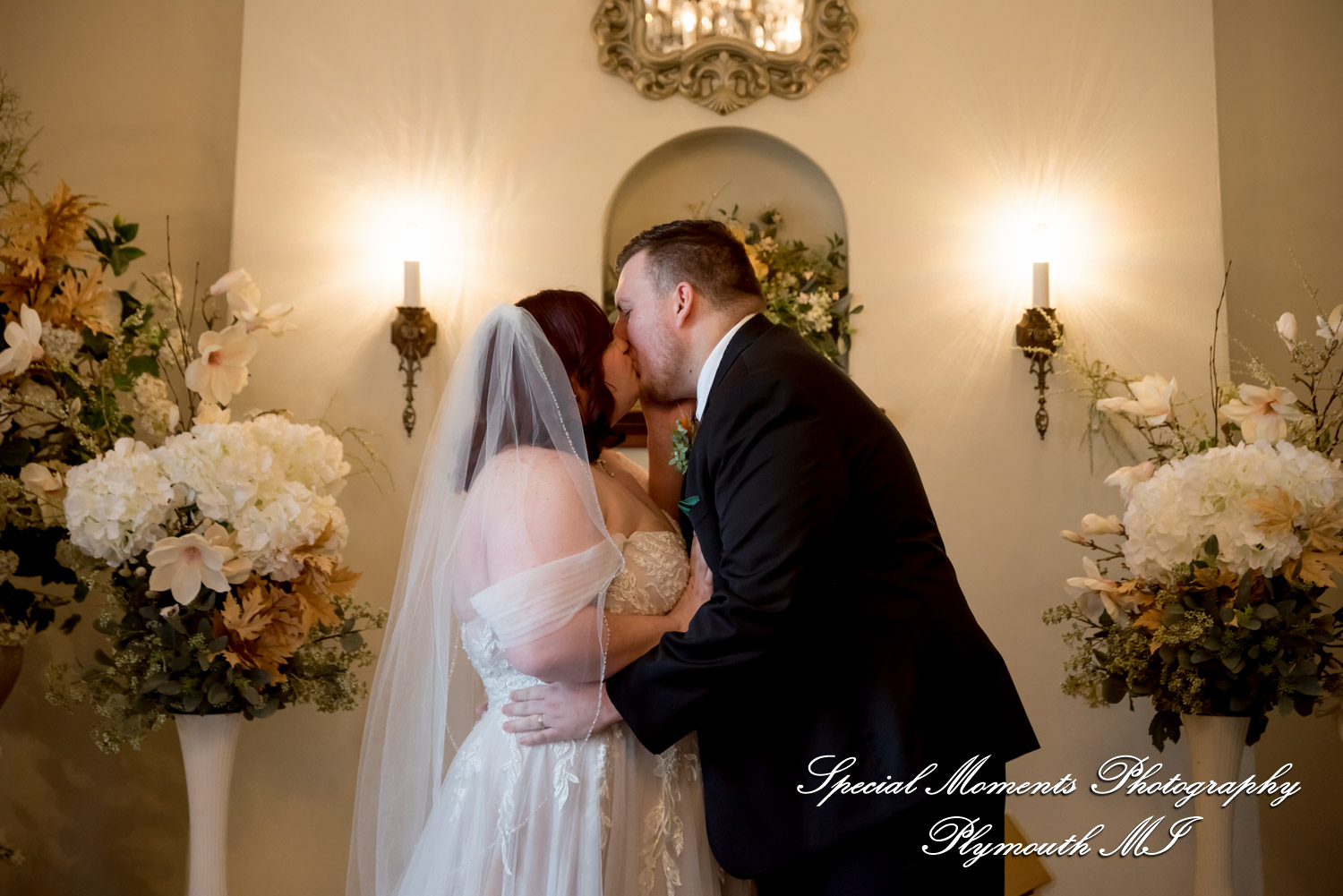 Sarah & Chad at Victoria Wedding Chapel Waterford MI wedding photograph