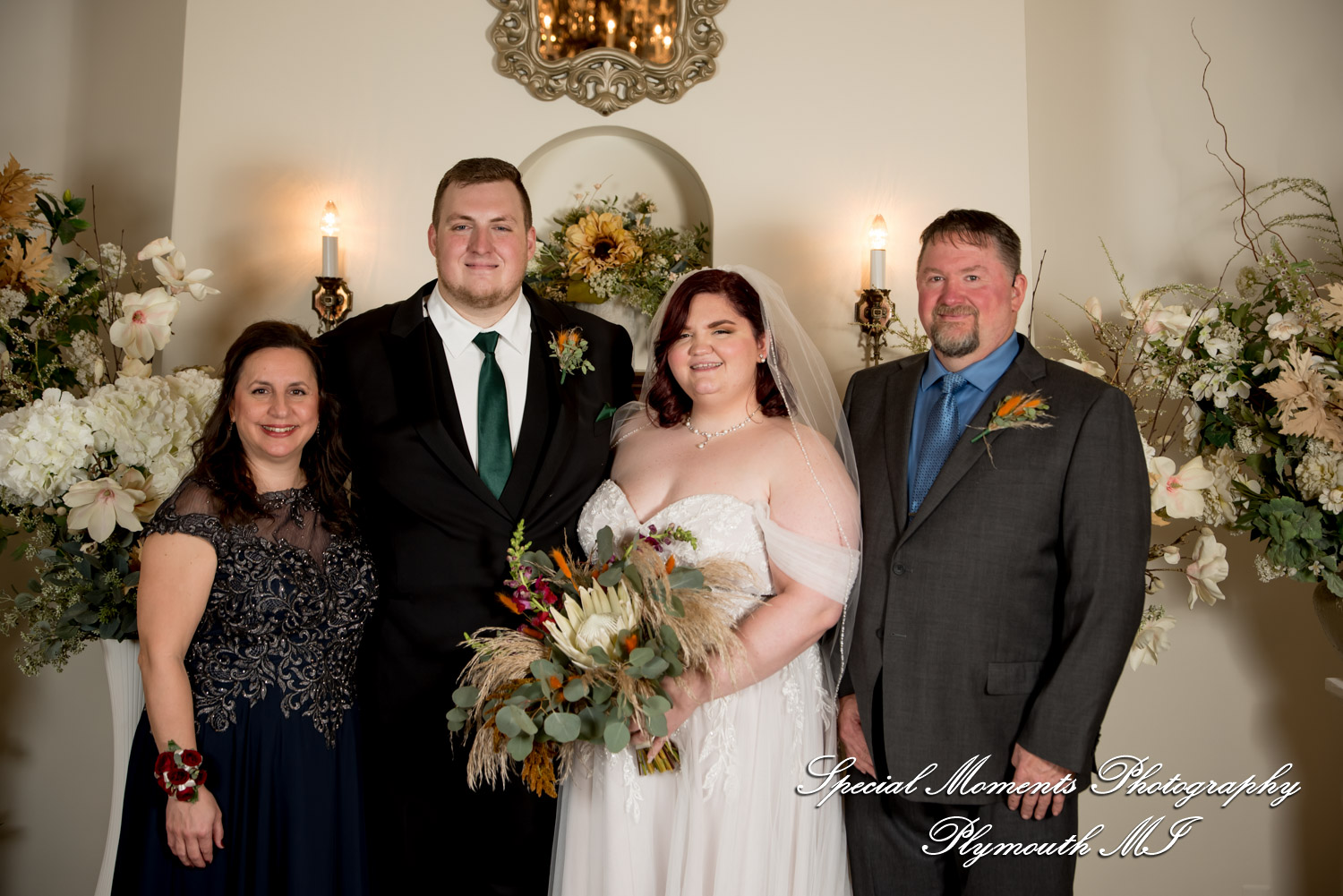 Sarah & Chad at Victoria Wedding Chapel Waterford MI wedding photograph