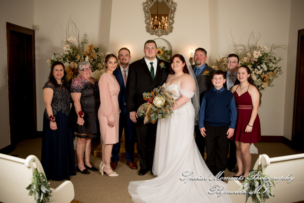 Sarah & Chad at Victoria Wedding Chapel Waterford MI wedding photograph