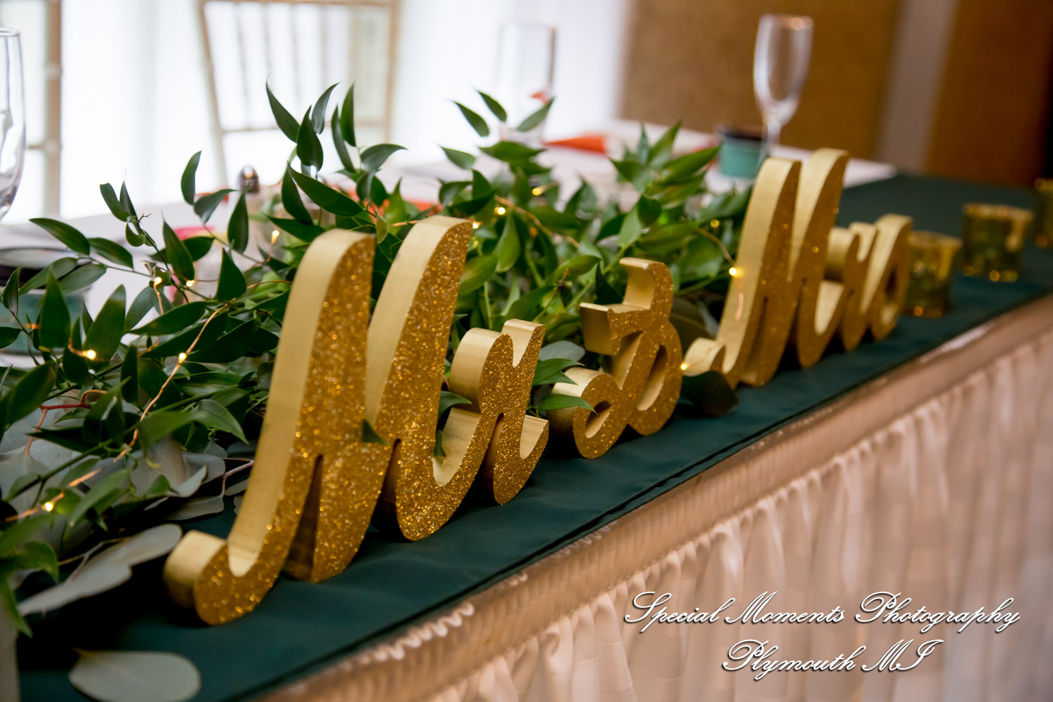 Sarah & Chad at Tina's Country House Macomb Township MI wedding photograph