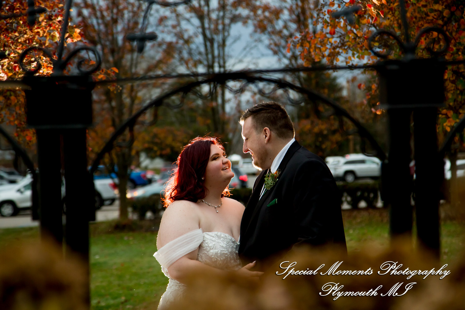 Sarah & Chad at Tina's Country House Macomb Township MI wedding photograph