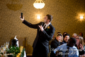 Sarah & Chad at Tina's Country House Macomb Township MI wedding photograph