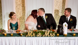 Sarah & Chad at Tina's Country House Macomb Township MI wedding photograph