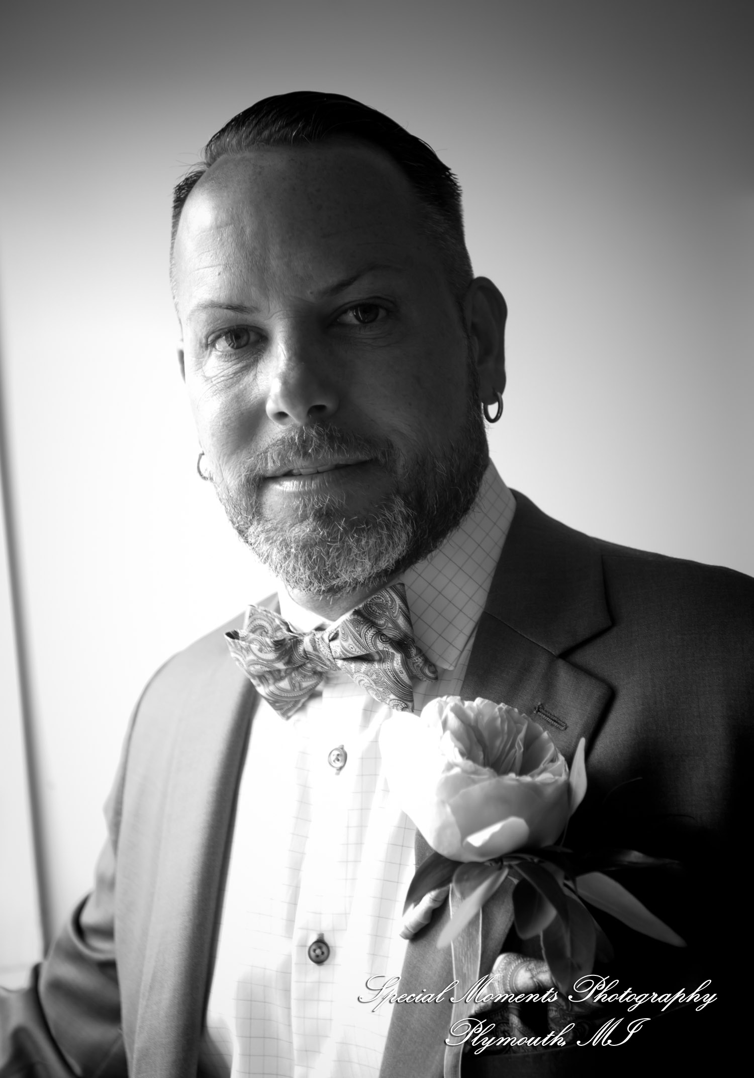 Reanna & Terrance at Sonder Gabriel Richard Hotel Detroit MI wedding photograph