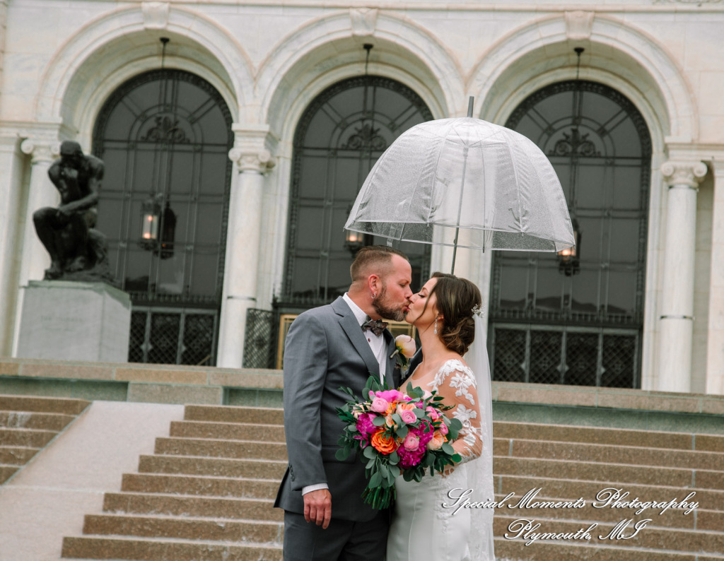 Reanna & Terrance at Elevate at One Campus Martius Detroit MI wedding photograph