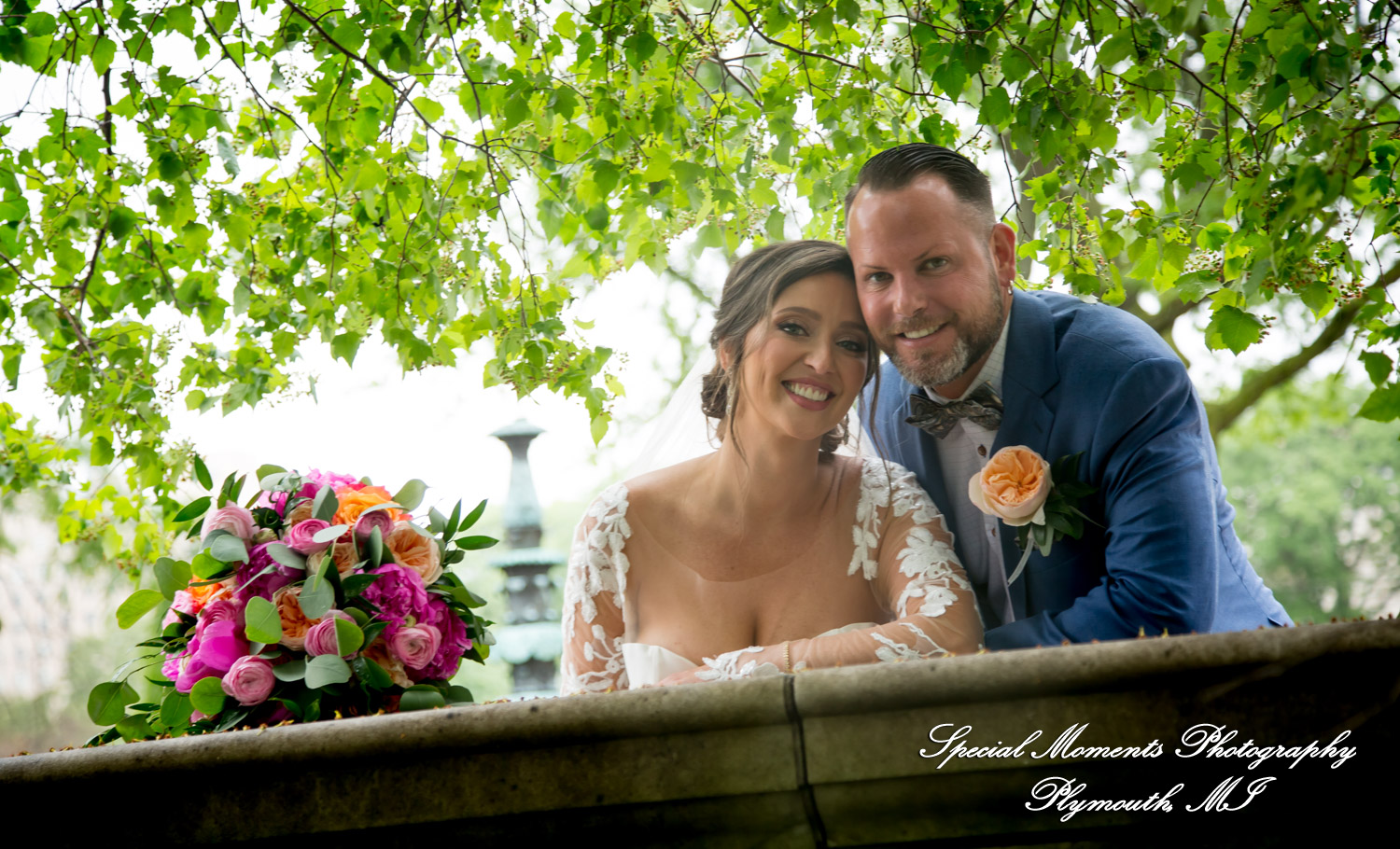 Reanna & Terrance at Elevate at One Campus Martius Detroit MI wedding photograph