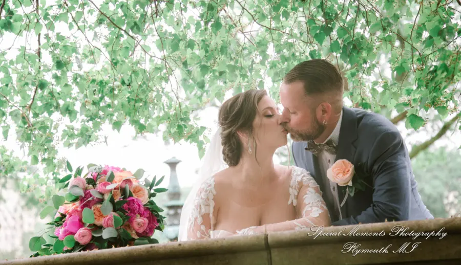 Detroit Public Library wedding photograph
