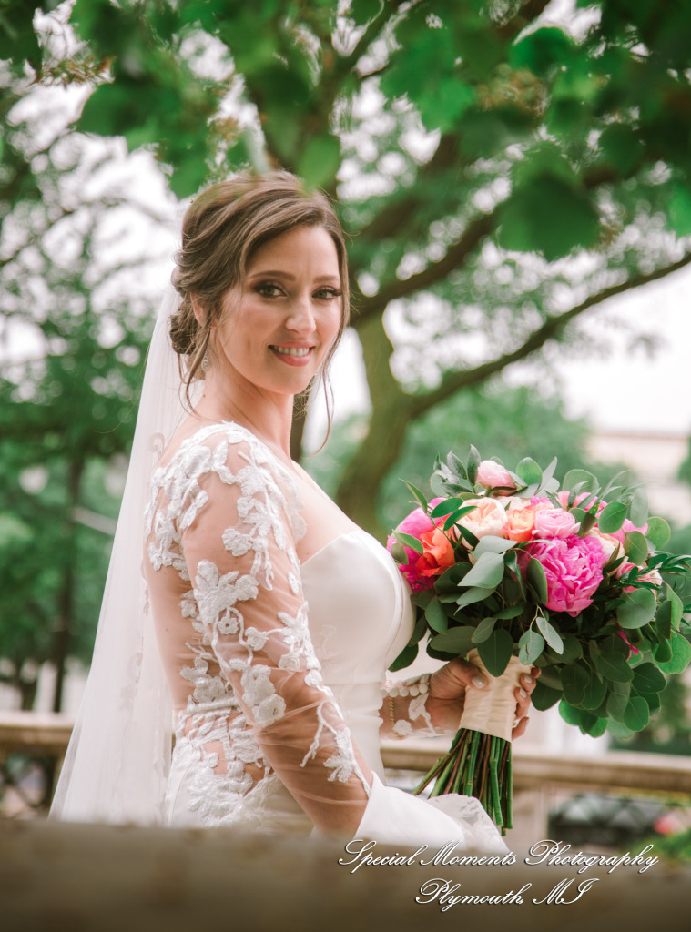 Reanna & Terrance at Elevate at One Campus Martius Detroit MI wedding photograph