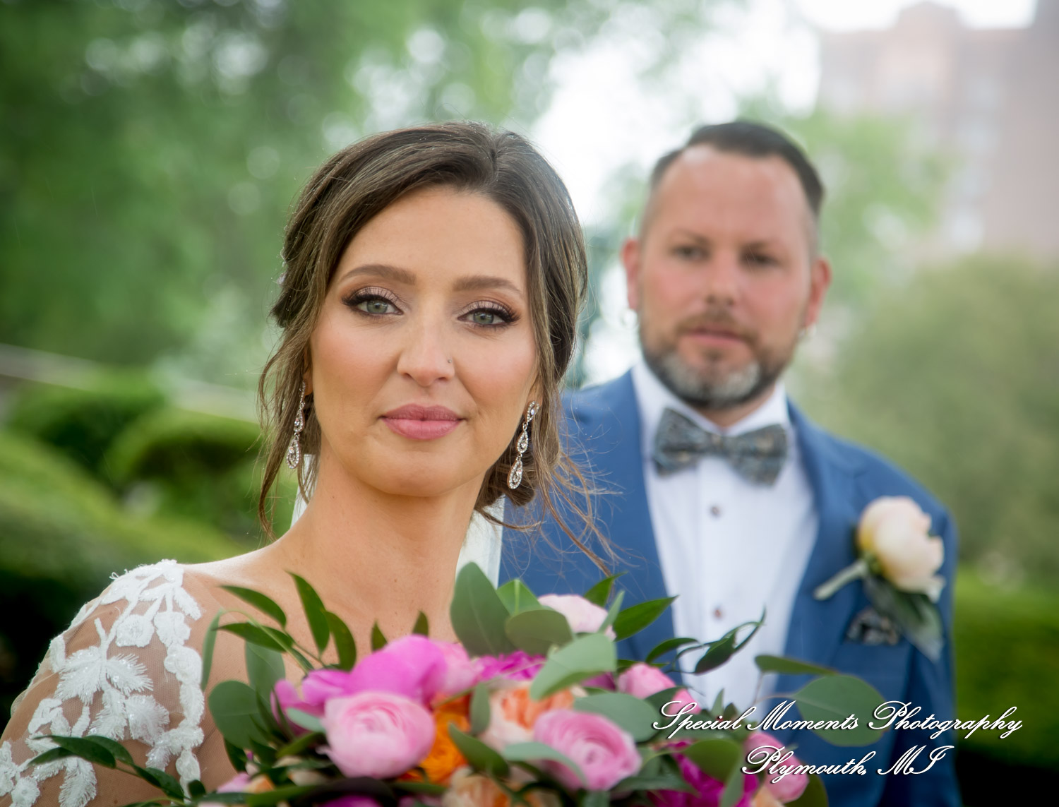 Reanna & Terrance at Elevate at One Campus Martius Detroit MI wedding photograph