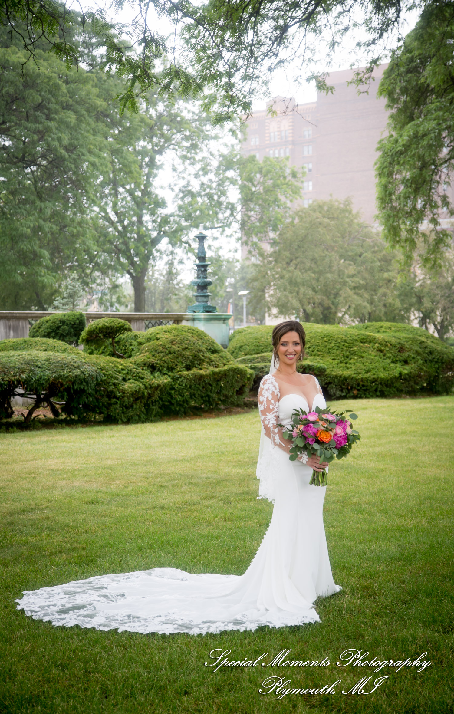 Reanna & Terrance at Elevate at One Campus Martius Detroit MI wedding photograph