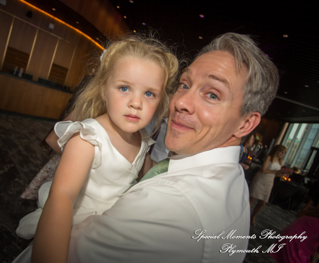 Reanna & Terrance at Elevate at One Campus Martius Detroit MI wedding photograph