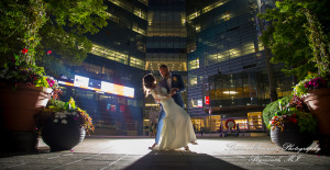 Reanna & Terrance at Elevate at One Campus Martius Detroit MI wedding photograph