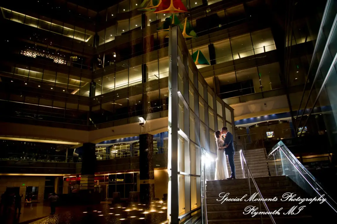 One Campus Martius Event Space Detroit MI wedding photograph