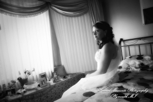 Sean & Bin at St. Joseph Lake Orion MI wedding photograph