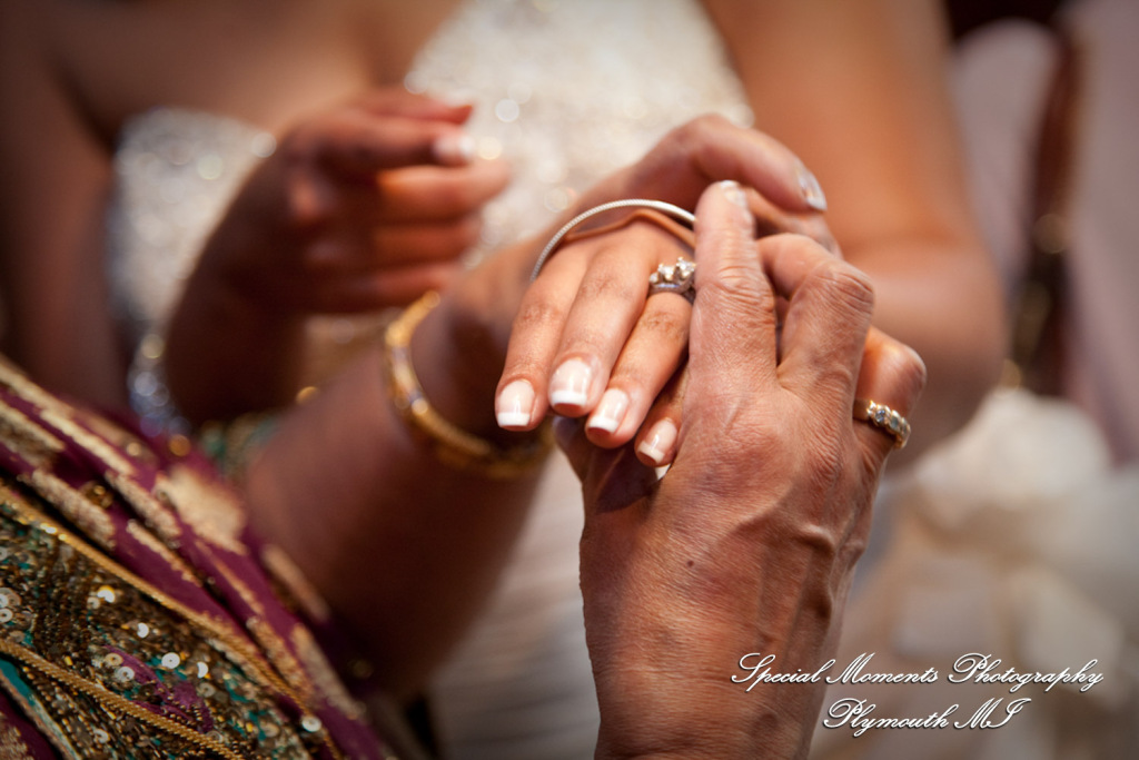 Sean & Bin at St. Joseph Lake Orion MI wedding photograph