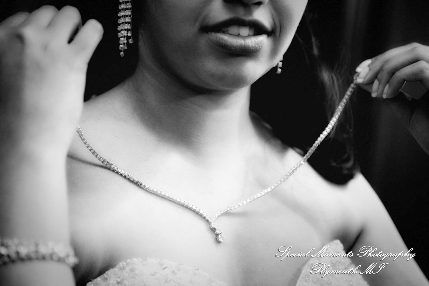 Sean & Bin at St. Joseph Lake Orion MI wedding photograph