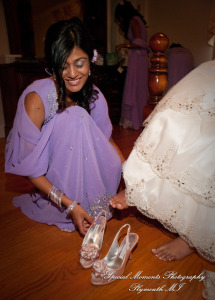 Sean & Bin at St. Joseph Lake Orion MI wedding photograph