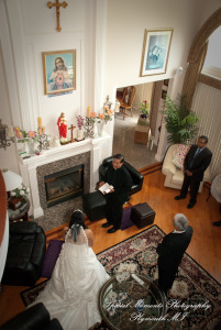 Sean & Bin at St. Joseph Lake Orion MI wedding photograph