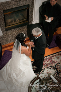 Sean & Bin at St. Joseph Lake Orion MI wedding photograph