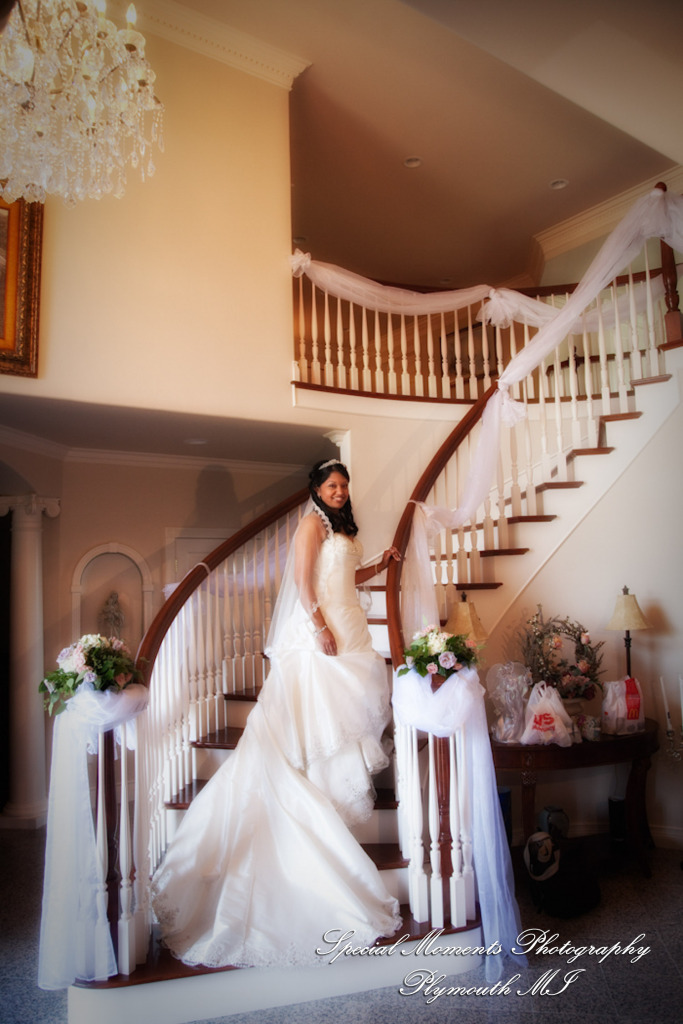 Sean & Bin at St. Joseph Lake Orion MI wedding photograph