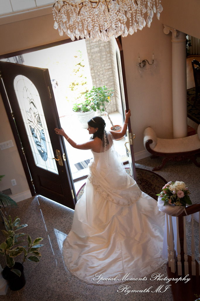 Sean & Bin at St. Joseph Lake Orion MI wedding photograph