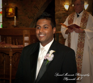 Sean & Bin at St. Joseph Lake Orion MI wedding photograph