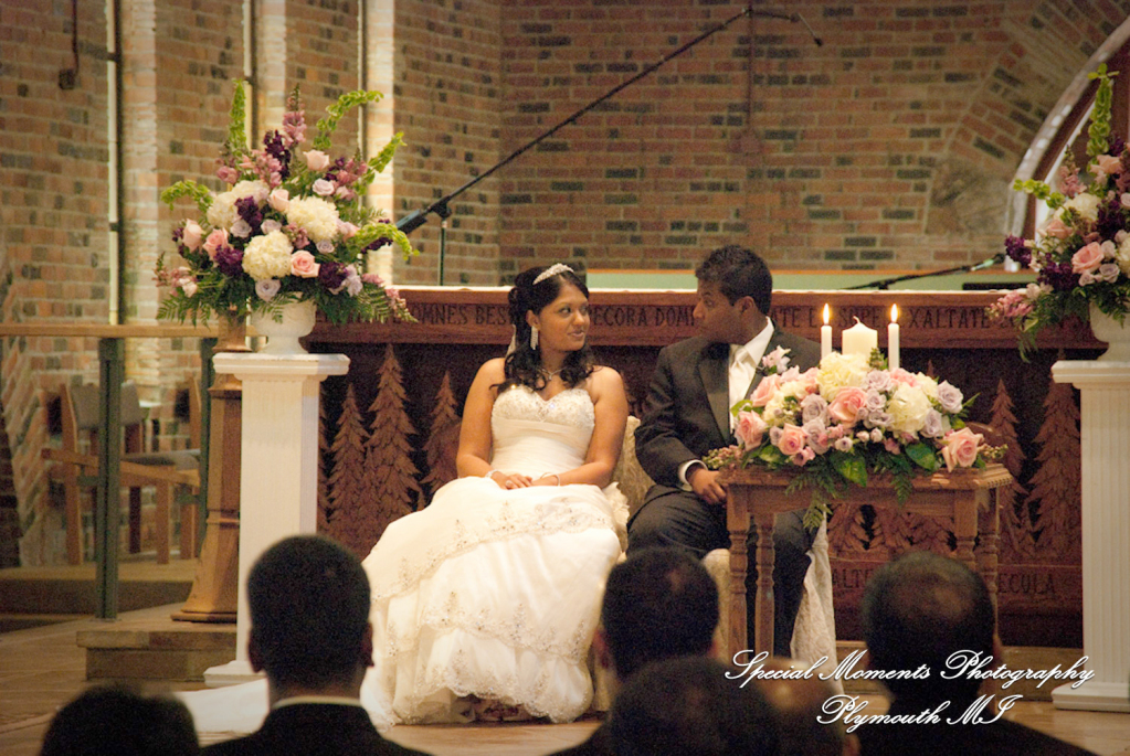 Sean & Bin at St. Joseph Lake Orion MI wedding photograph