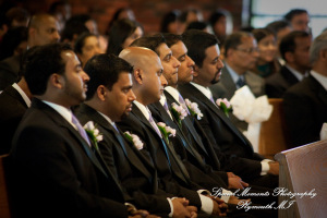 Sean & Bin at St. Joseph Lake Orion MI wedding photograph